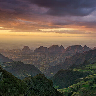 Simien Mountains - Ghenek - Sunset